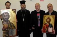 Icoană veche ortodoxă de 300 de ani, găsită în casa lui Boy George 